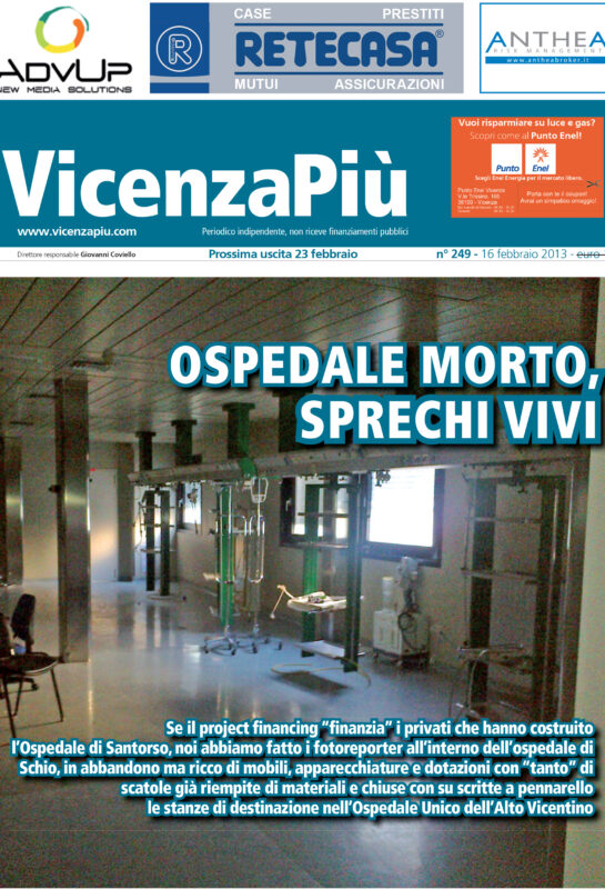 VicenzaPiu n.249, 16 febbraio 2013