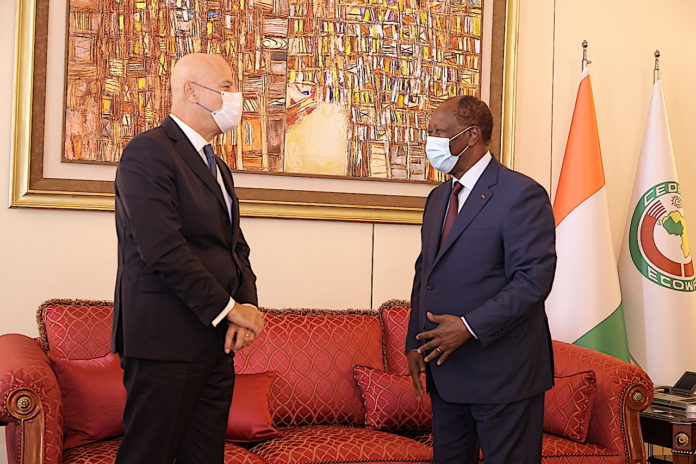 AD Eni Descalzi incontra presidente Costa d'Avorio Ouattara