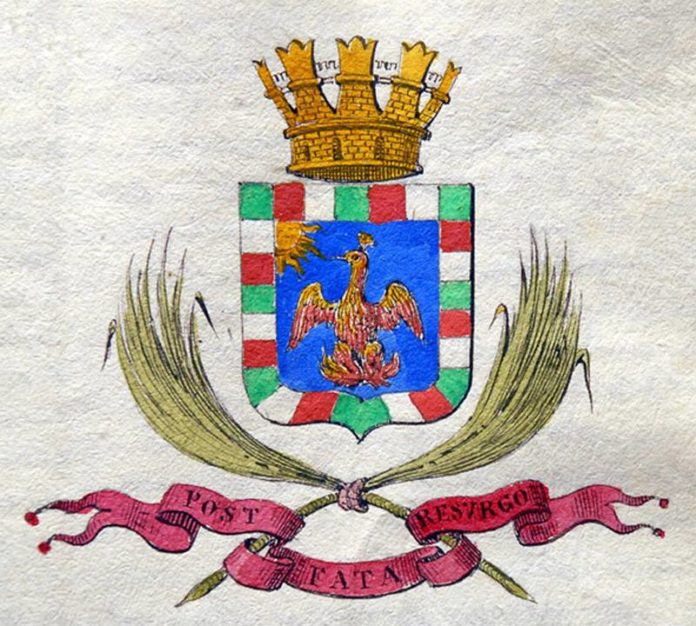 Post Fata Resurgo, stemma definitivo città di Formia
