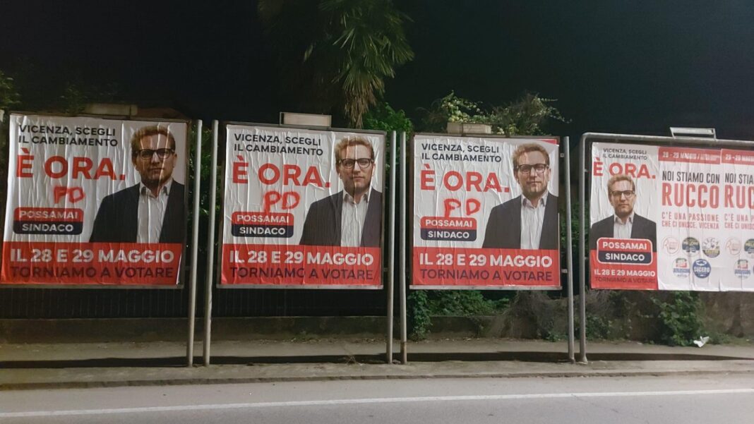 Vandalizzati Manifesti Possamai Candidato Sindaco Di Vicenza