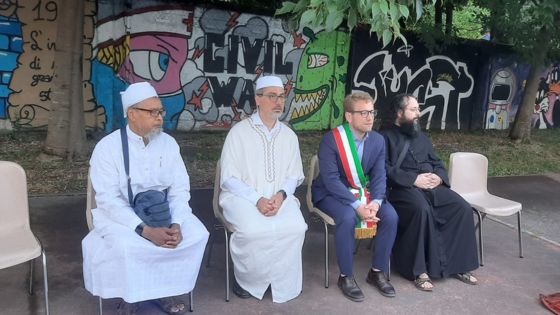 Il sindaco Possamai alla festa musulmana Eid al-Adha