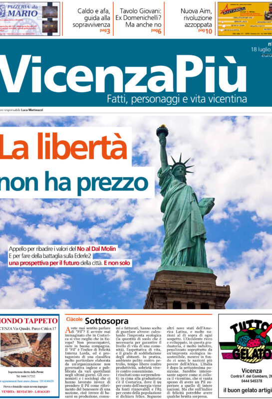 VicenzaPiù n.158, 18 luglio 2009