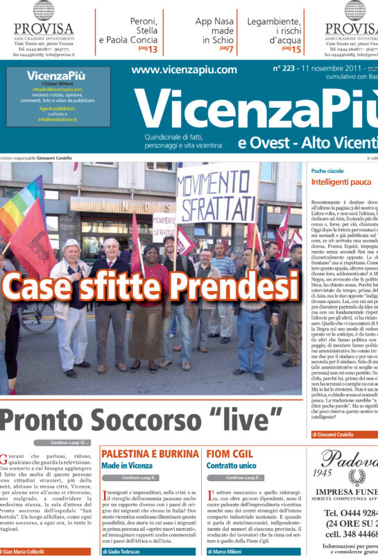 VicenzaPiu n.223, 11 novembre 2011