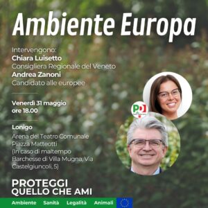 Elezioni europee: doppio appuntamento per Zanoni nel Vicentino