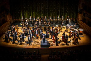 L'orchestra Sinfonica del Veneto al concerto Marco Polo 700 tenuto alla Fenice di venezia