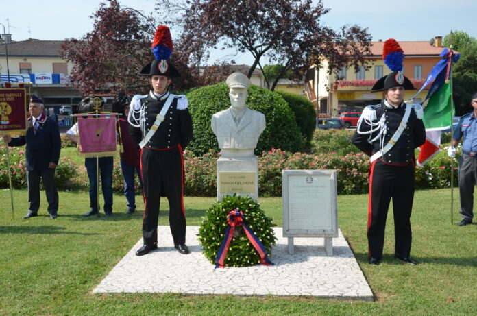 Montegaldella, cerimonia dicordo di Valerio Gildoni