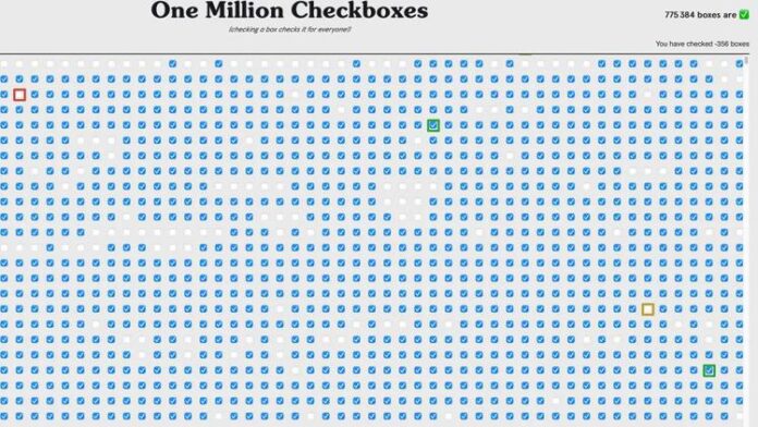 One Million Checkboxes