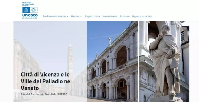 Online www.vicenzavillepalladio.it per la tutela e valorizzazione del patrimonio UNESCO di Vicenza e delle ville palladiane nel Veneto