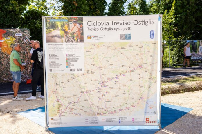 Inaugurato il tratto vicentino della ciclopedonale Treviso Ostiglia