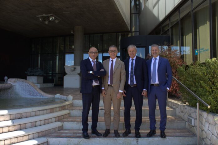 BVR Banca del Veneto Centrale da sinistra Giovanni Iselle (Condirettore), Flavio Stecca (Vicepresidente Vicario), Maurizio Salomoni Rigon (Presidente) e Claudio Bertollo (Direttore Generale)