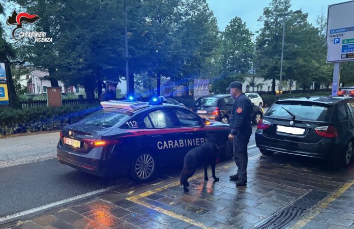 Carabinieri Vicenza Schio controlli droga