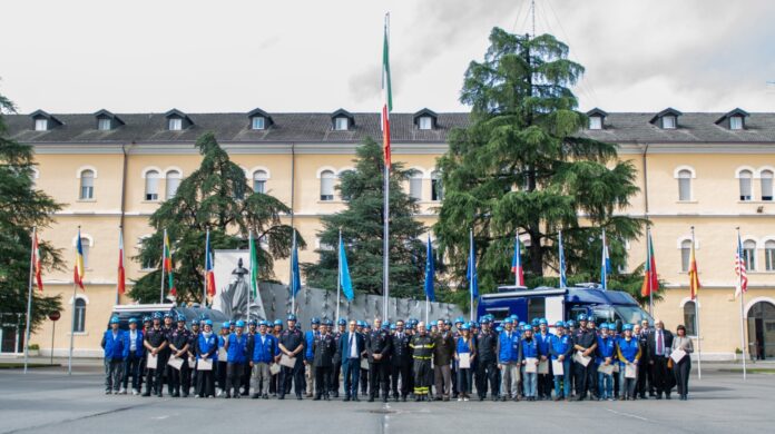 caschi blu per la cultura, consegna dei diplomi