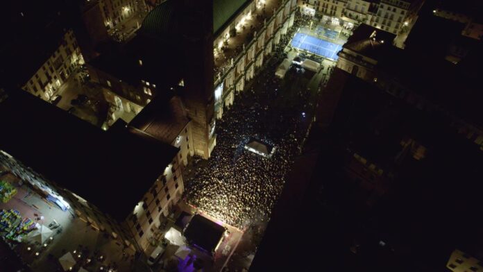 Notte bianca 2024 a Vicenza, la piazza gremita