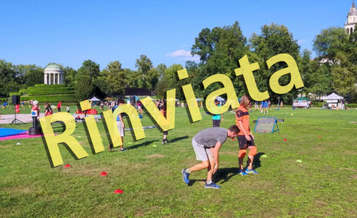 rinviata al 15 settembre Camminando tra gli sport