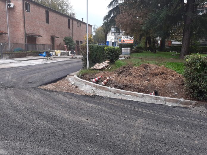 lavori in corso su strade e marciapiedi di Vicenza