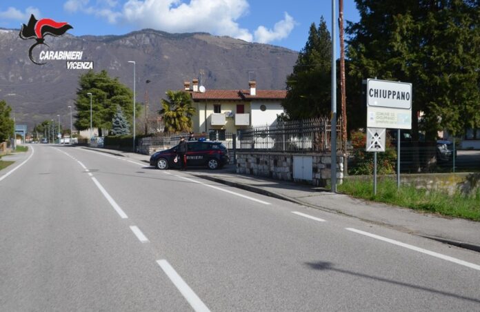 Carabinieri di Thiene, un posto di blocco a Chiuppano