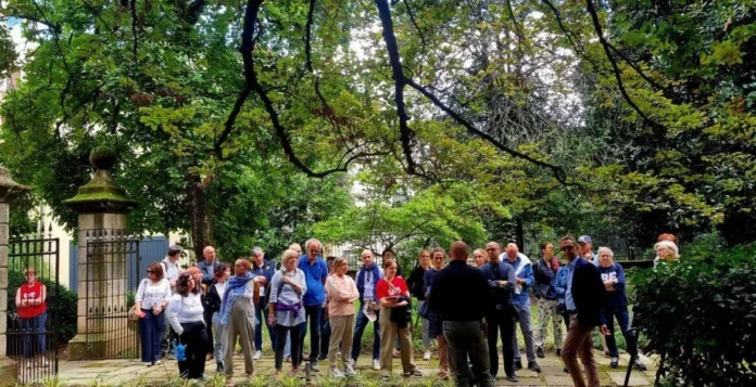 Interno verde a Vicenza con i giardini segreti