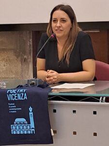 Vicenza poetry assessore Ilaria Fantin