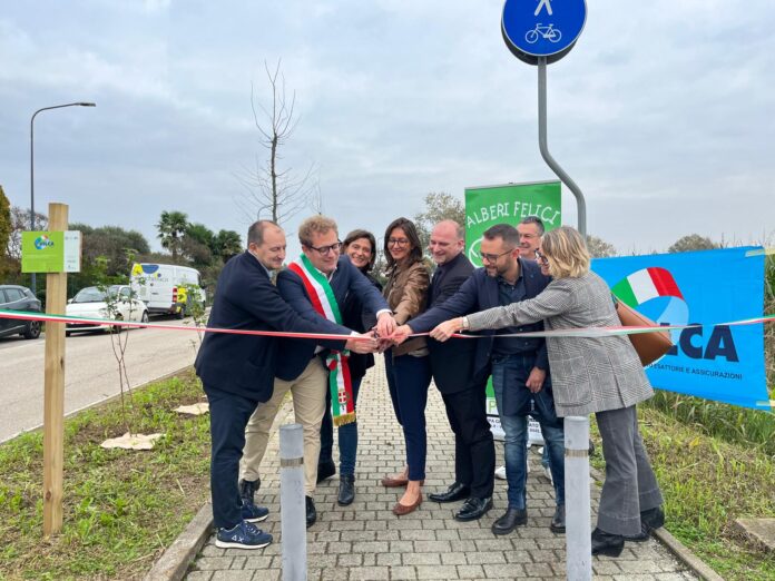 Inaugurazione pista ciclabile alberata alla domenica ecologica