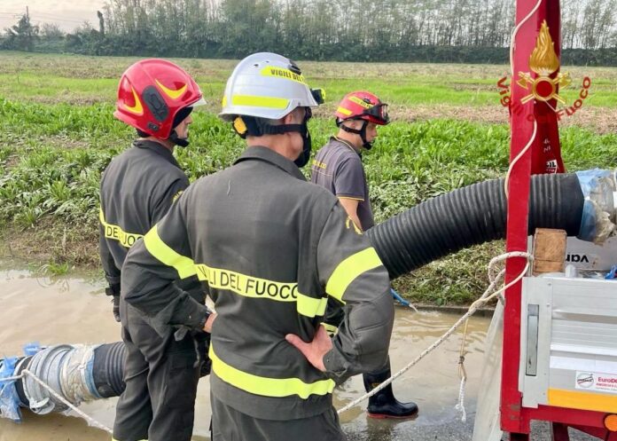 alluvione emilia romagna vigili del fuoco veneto