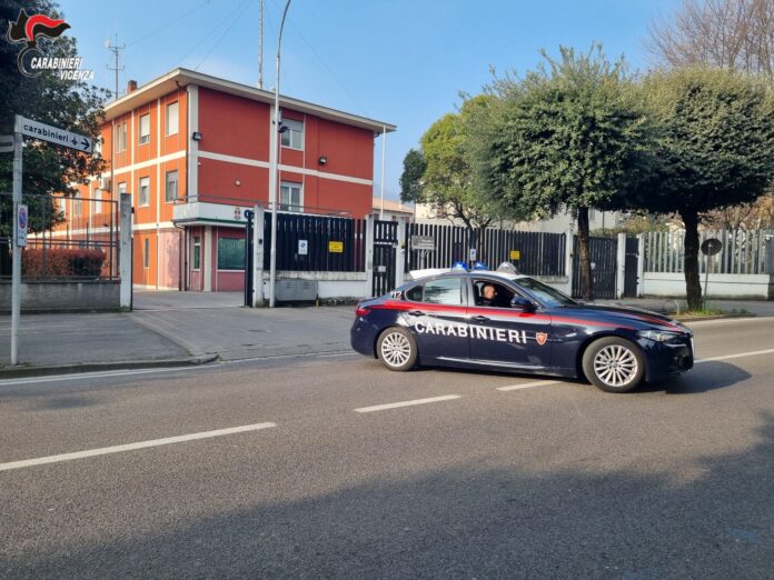 Carabinieri di Piovene Rocchette intervenuti per caso codice rosso