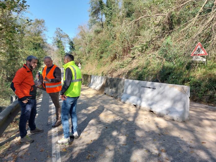 Frana a Torrebelvicino, riaperta la sp 46