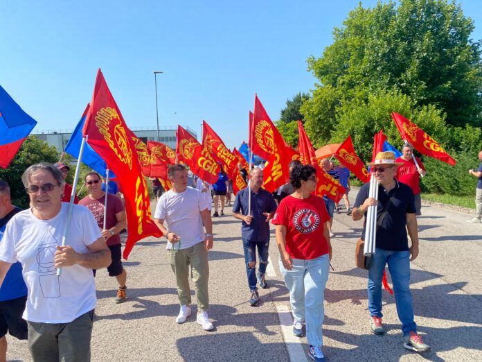 Askoll di Dueville, le proteste di luglio