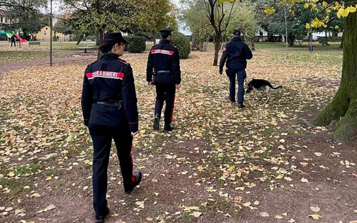 thiene hashish carabinieri cane antidroga