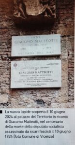 Anniversario Matteotti