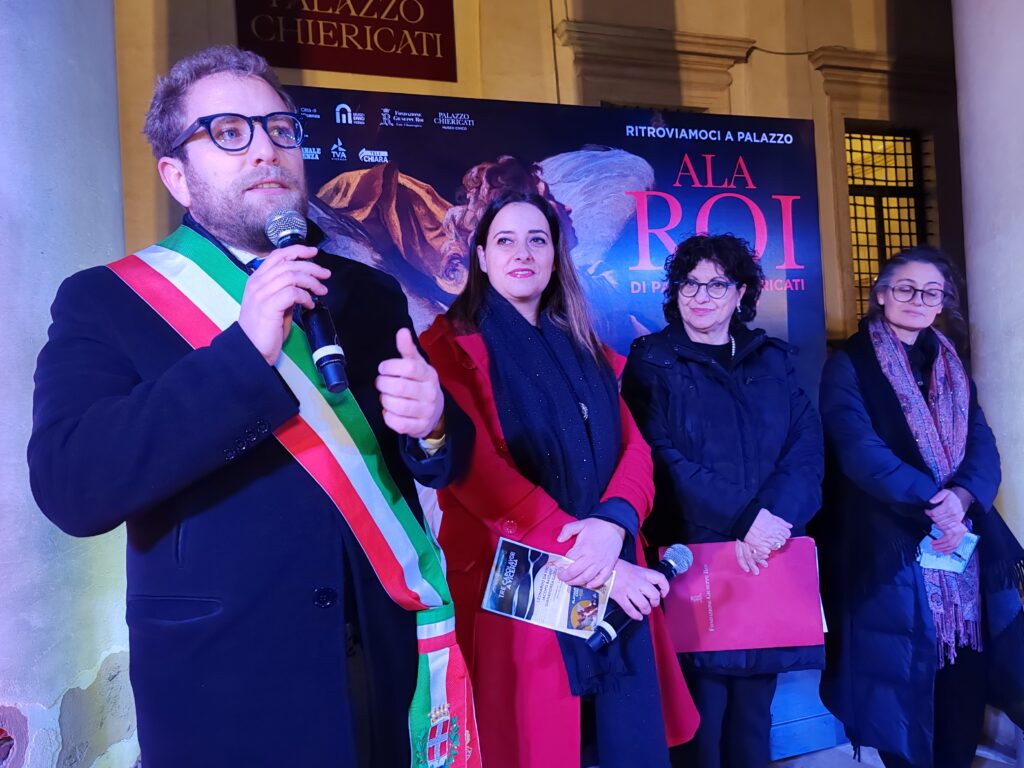 Inaugurazione dell'ala Roi, da sx Giacomo Possamai, Ilaria Fantin, Francesca Lazzari e Valeria Cafà