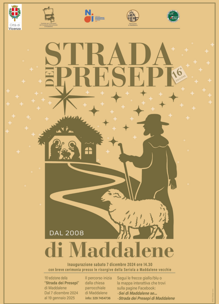 locandina strada dei presepi di Maddalene