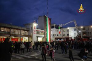 La festa di Santa Barbara alla Caserma di via Farini