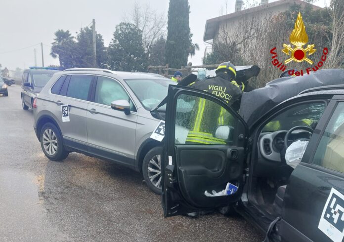 sossano incidente stradale 3 feriti