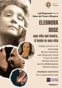 eleonora duse, locandina dell'evento