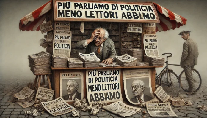 Giornali con più articoli sui politici perdono lettori