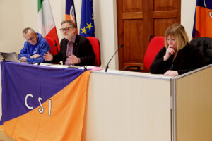 Csi di Vicenza, congresso provinciale, rieletto Francesco Brasco (al centro)