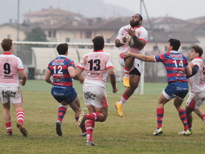 Rangers Rugby Vicenza in azione con la Femi Rovigo