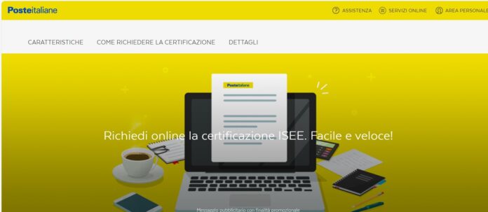 Poste Italiane servizio isee 2025