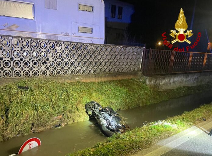 motociclista canale vicenza