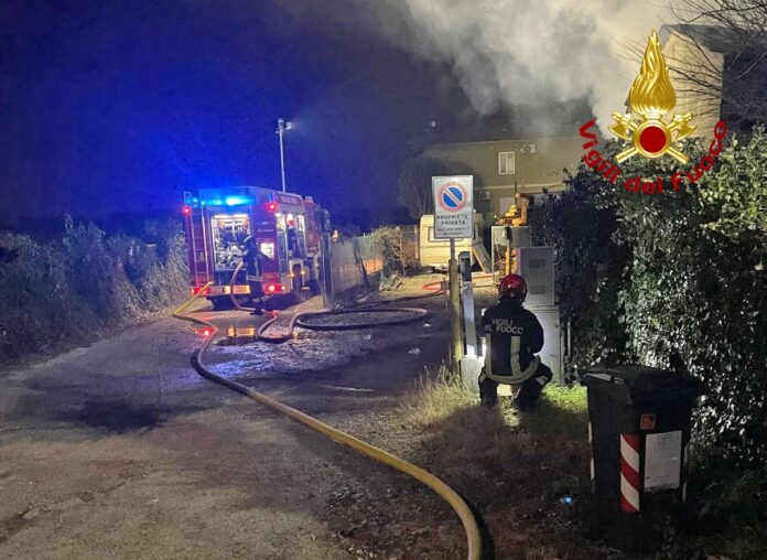 incendio casa rosà