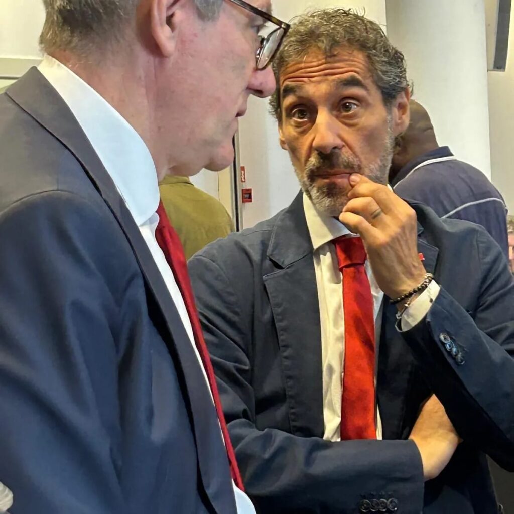 Puggioni e Landini CGIL