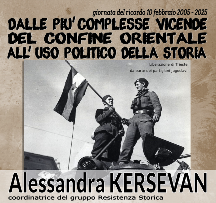 Giorno del Ricordo, lunedì 10 convegno a Vicenza con la storica Alessandra Kersevan