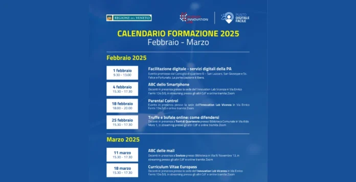 Incontri di facilitazione digitale, il programma