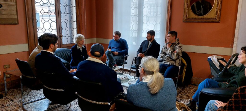 l'incontro con i due attivisti