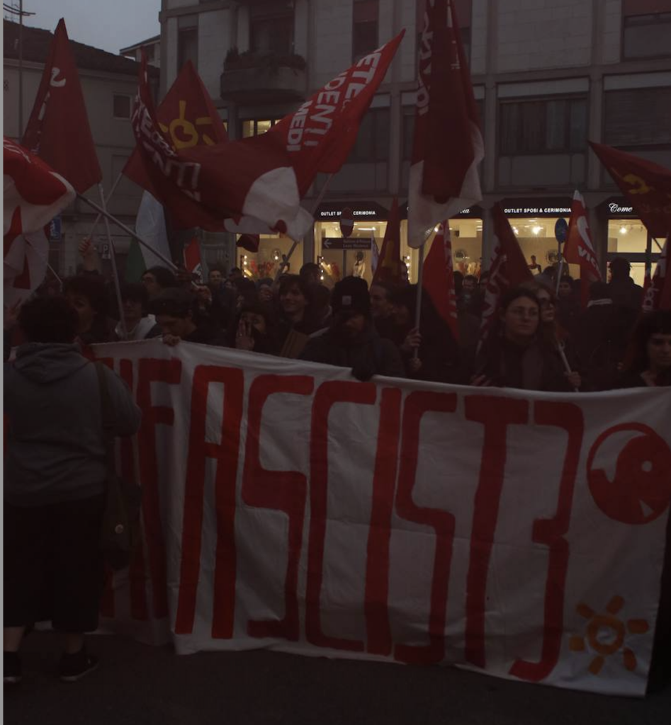 Rete degli Studenti Medi in piazza contro aggressione al Pigafetta