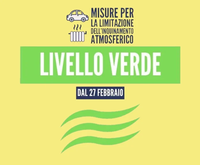 pm10 livello verde a Vicenza