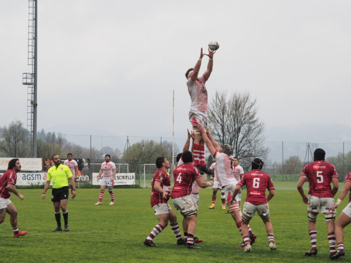 Ranger Rugby Vicenza in azione con Reggio Emilia (foto Alex Zonta)