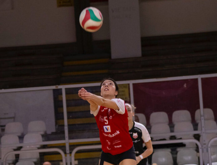 Lucia Morra, libero della Volksbank Vicenza Volley foto Daniele Marangoni