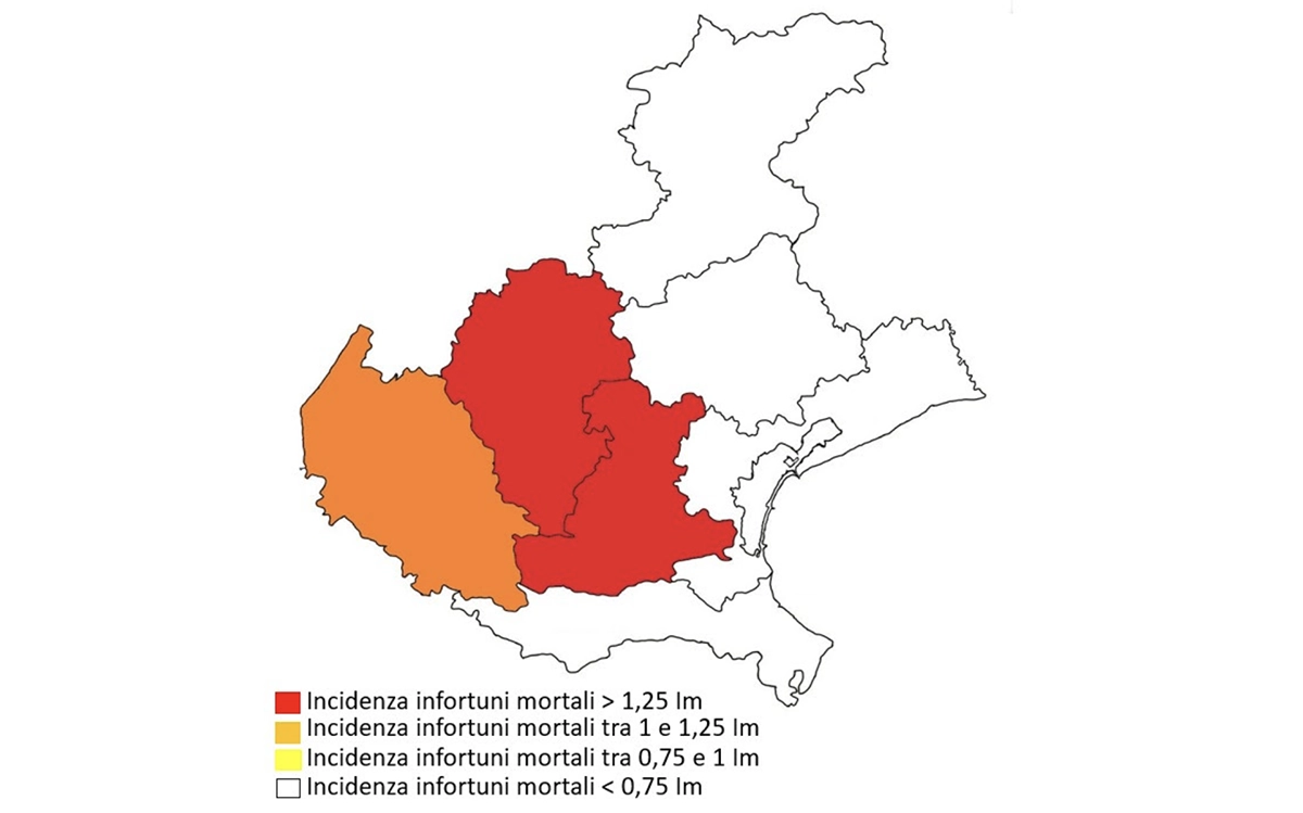 morti lavoro veneto gennaio 2025