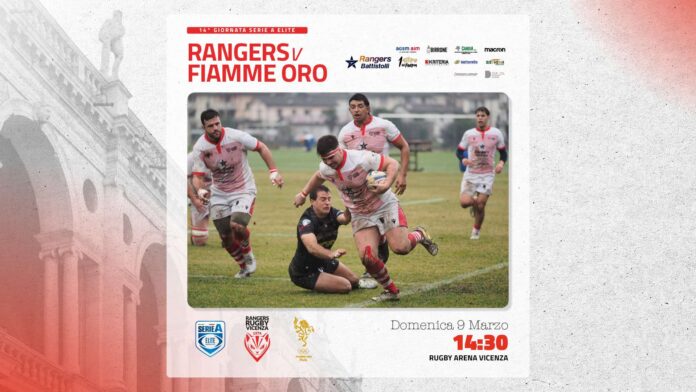 Rangers Vicenza Rugby, prossimo incontro con Fiamme oro